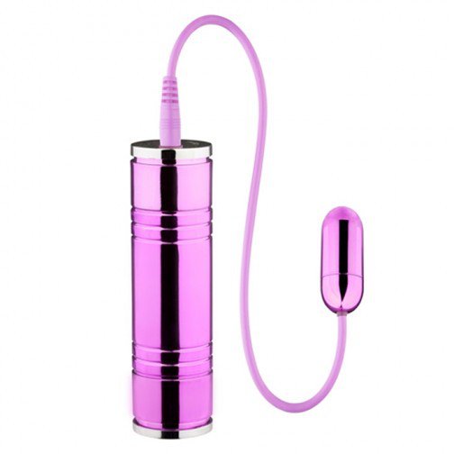 Vibrador bullet em formato de Cápsula com 10 vibrações Sensual Shine Lilás - Nanma