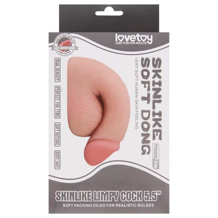 Pênis Packing Macia sem Ereção Skinlike Soft Dong 13,5x4cm - Lovetoy - Imagem 8