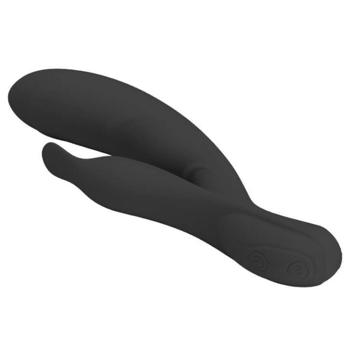 Pretty love Bliss - Vibrador estimulador de ponto g e clítoris recarregável em silicone com 30 modos de vibração - Preto - Imagem 4