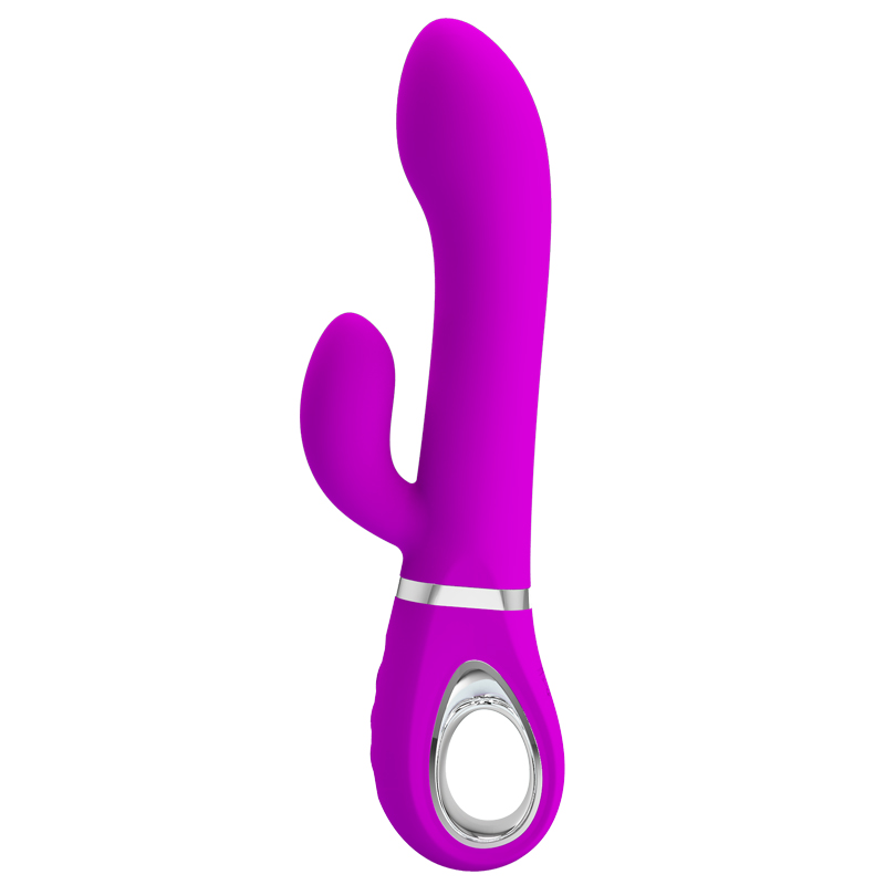 Pretty love ternence - Vibrador rotativo com estimulador de clítoris, recarregável em silicone com 4 modos de rotação - Imagem 3