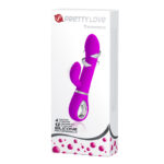 Pretty love ternence - Vibrador rotativo com estimulador de clítoris, recarregável em silicone com 4 modos de rotação - Imagem 5