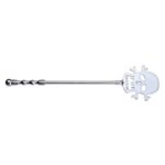 Spanking paddle - Chibata caveira feita em aço com cabo anatômico - 41 cm - Imagem 5