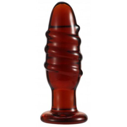 Plug Anal de Vidro Marrom 10,5 cm - Coleção Brown