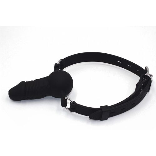 Alternative view of Mordaça em forma de plug cônico com fivela de ajuste