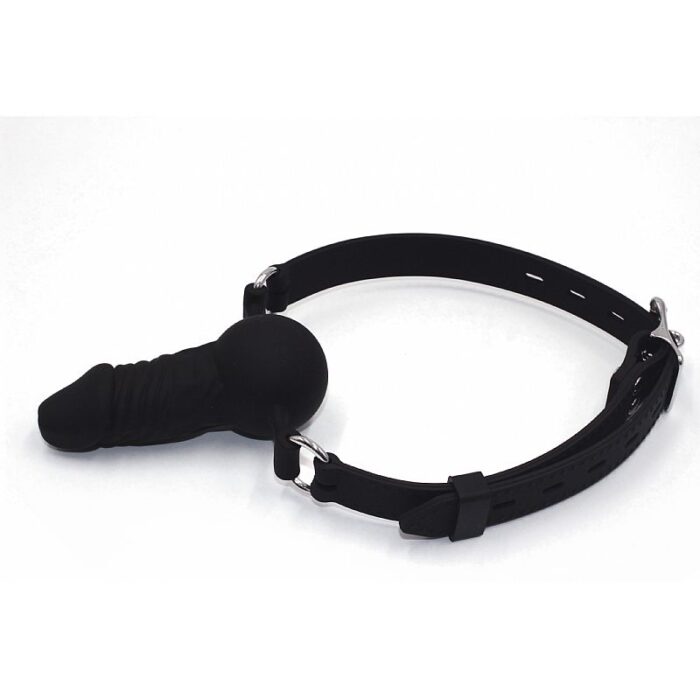 Mordaça em forma de plug cônico com fivela de ajuste - Imagem 2