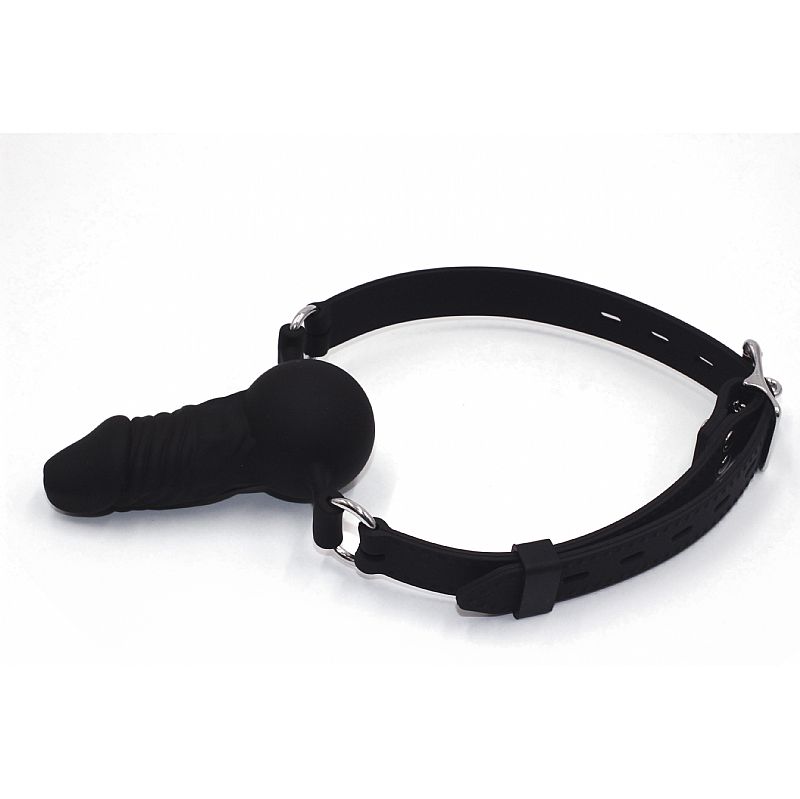 Mordaça em forma de plug cônico com fivela de ajuste - Imagem 2