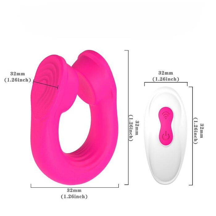 S hande song rct - Massageador de testículos a prova d'água com 9 modos de vibração e controle remoto sem fio - 9,3 x 3, - Imagem 6