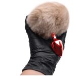 Plug De Metal Vermelho Com Rabo Pompom Claro – Hard - Imagem 5