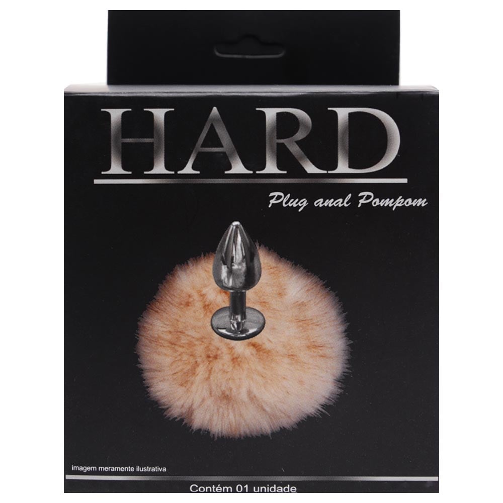 Plug De Metal Vermelho Com Rabo Pompom – Hard - Imagem 7