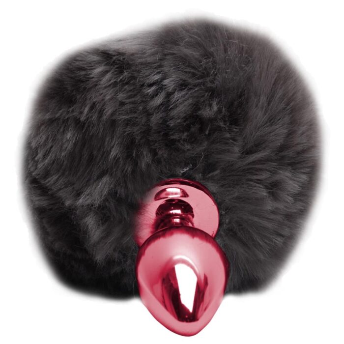 Plug De Metal Vermelho Com Rabo Pompom – Hard - Imagem 2
