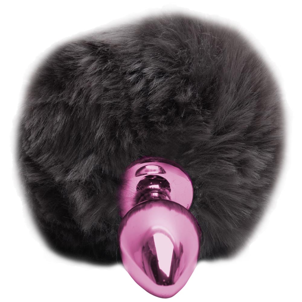 Plug De Metal Rosa Com Rabo Pompom – Hard - Imagem 2