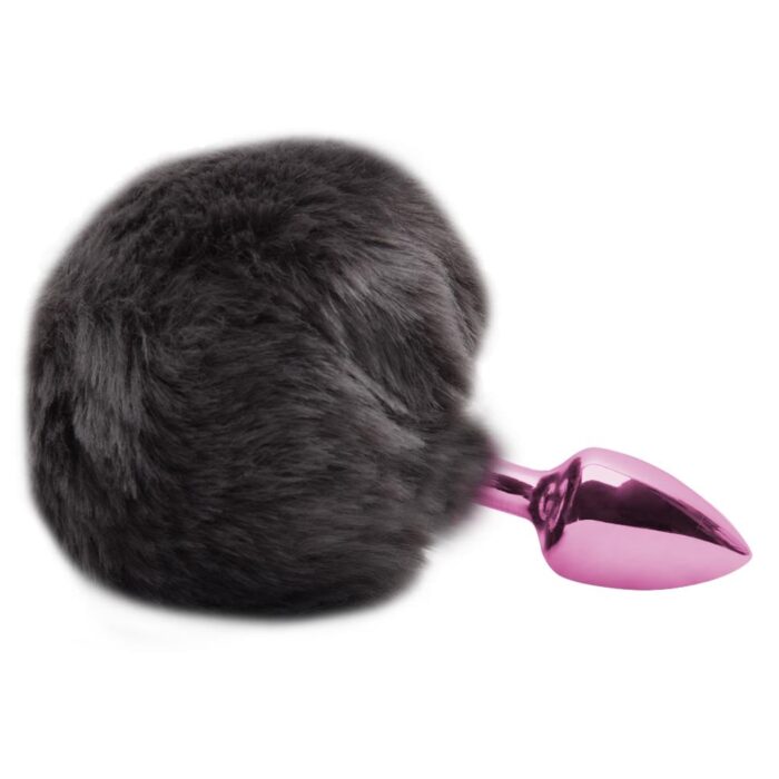 Plug De Metal Rosa Com Rabo Pompom – Hard - Imagem 3