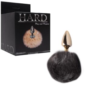 Plug De Metal Dourado Com Rabo Pompom – Hard