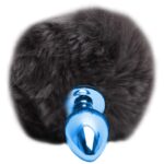 Plug De Metal Azul Com Rabo Pompom – Hard - Imagem 2