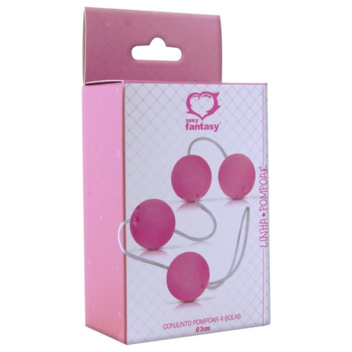 Conjunto 4 Bolas Ben Wa Para Pompoarismo - Cores Sortidas - Imagem 3