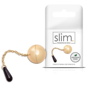 Sexy fantasy slim - Pingente vaginal feito em metal com berloque em forma de gota, são livres de metais pesados - 2,4 cm