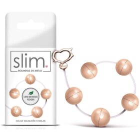 Bolinha tailandesa pompoarismo 5 esferas em metal cordão em silicone