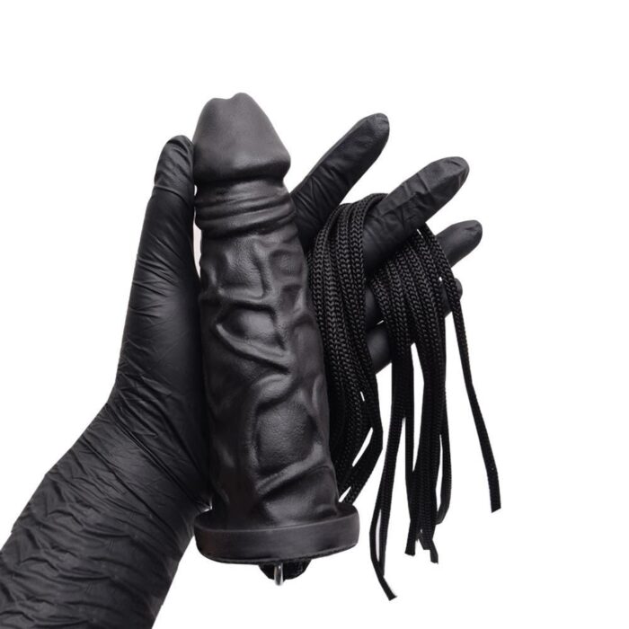 Chicote 10 Tiras Em Cordas De 40cm - Base Prótese - Imagem 2