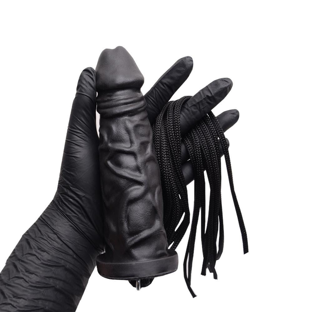 Chicote 10 Tiras Em Cordas De 40cm - Base Prótese - Imagem 2