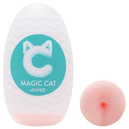 Masturbador Egg em Cyberskin formato ânus Magic Cat - Annie