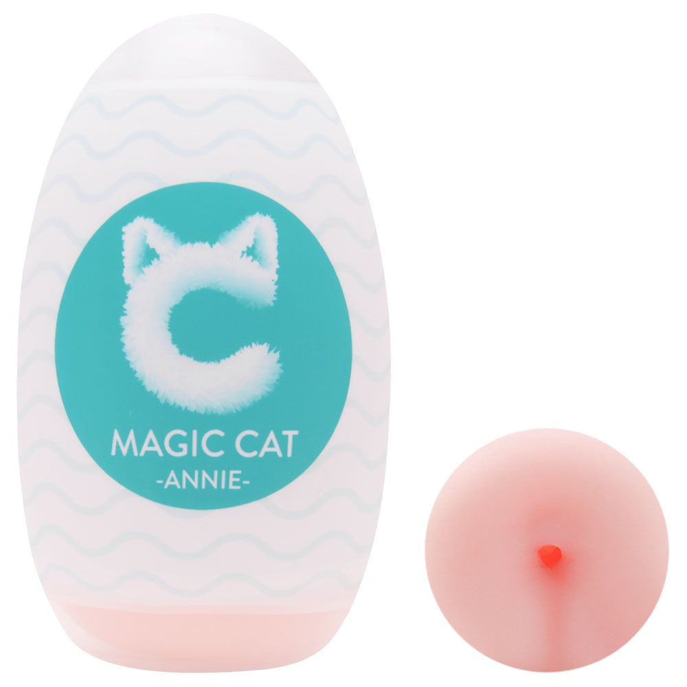 Masturbador Egg em Cyberskin formato ânus Magic Cat - Annie