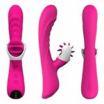 vibrador ponto g recarregável com 9 modos de vibração e língua estimuladora – Nymph - Imagem 11