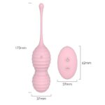 Rolling bolas de pompoarismo com vibro e controle s-hande - Imagem 6