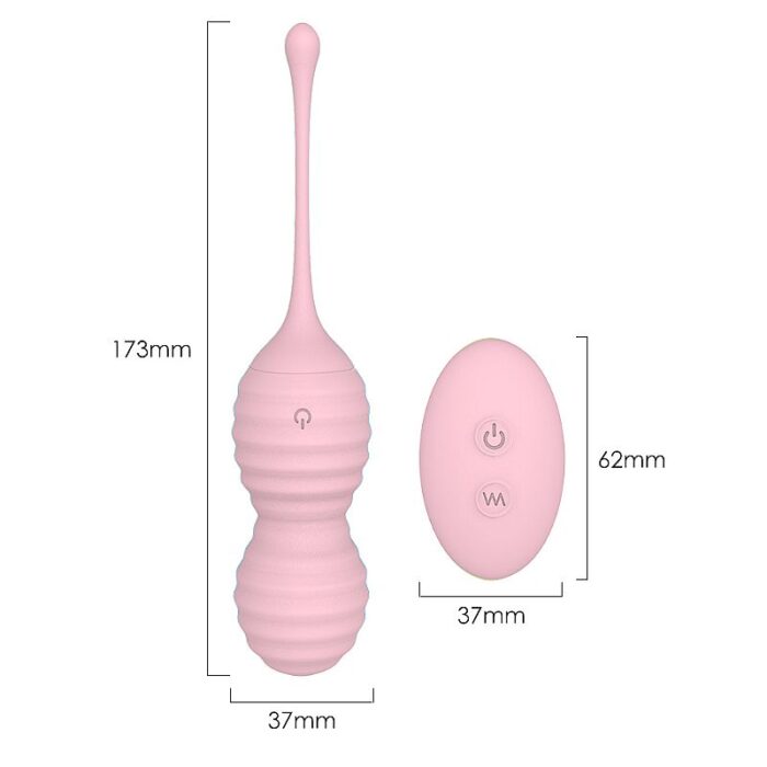 Rolling bolas de pompoarismo com vibro e controle s-hande - Imagem 6