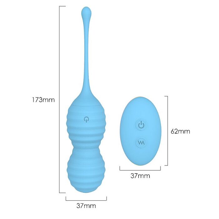 Rolling bolas de pompoarismo com vibro e controle s-hande - Imagem 7