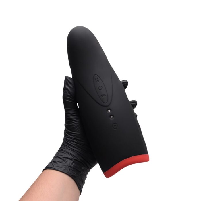 Masturbador masculino formato de lanterna com 12 modos de vibração e aquecimento - Imagem 8