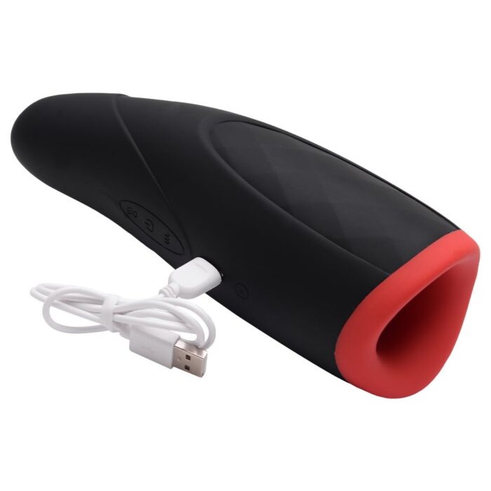 Masturbador masculino formato de lanterna com 12 modos de vibração e aquecimento - Imagem 3