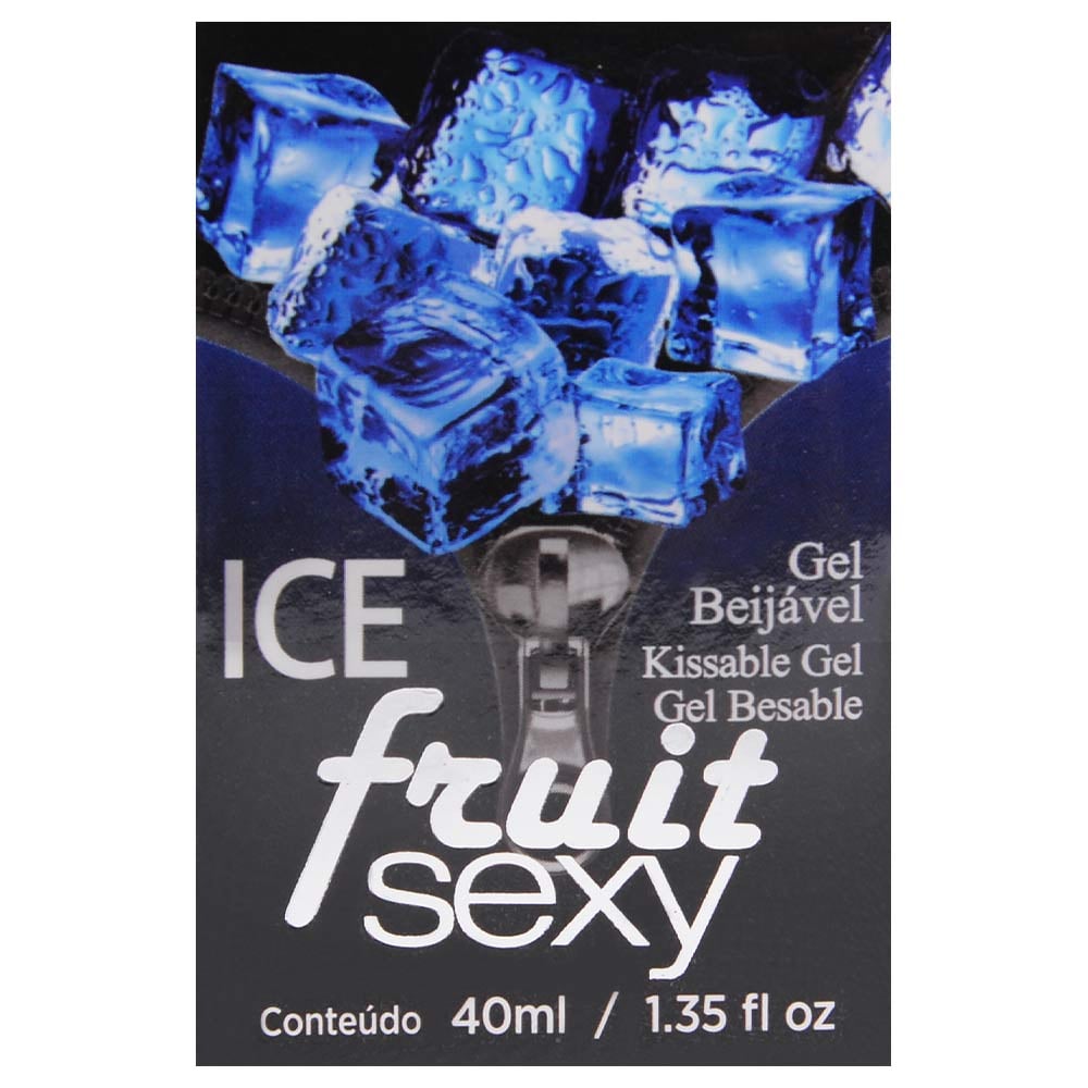 Intt Fruit Sexy - Gel beijável corporal que esfria - 40 ml | sabor: ice - Imagem 5