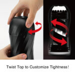 Tenga air tech twist tickle - Copo masturbador com textura interna - Imagem 4