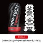 Tenga air tech twist tickle - Copo masturbador com textura interna - Imagem 3