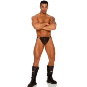 Tapa sexo fio dental masculino com regulador jockstrap - Fetiche