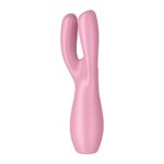 Satisfyer Threesome 3 na cor rosa - Vibrador e estimulador de clitoris - Imagem 4