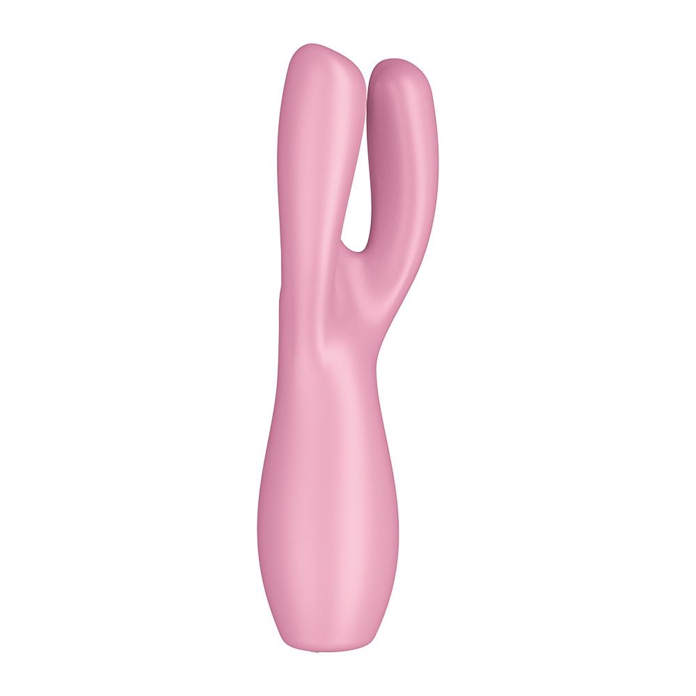 Satisfyer Threesome 3 na cor rosa - Vibrador e estimulador de clitoris - Imagem 5