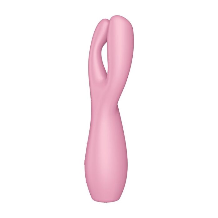 Satisfyer Threesome 3 na cor rosa - Vibrador e estimulador de clitoris - Imagem 6