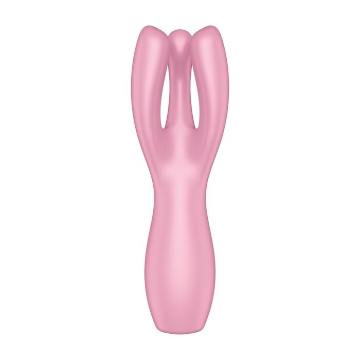Satisfyer Threesome 3 na cor rosa - Vibrador e estimulador de clitoris - Imagem 10