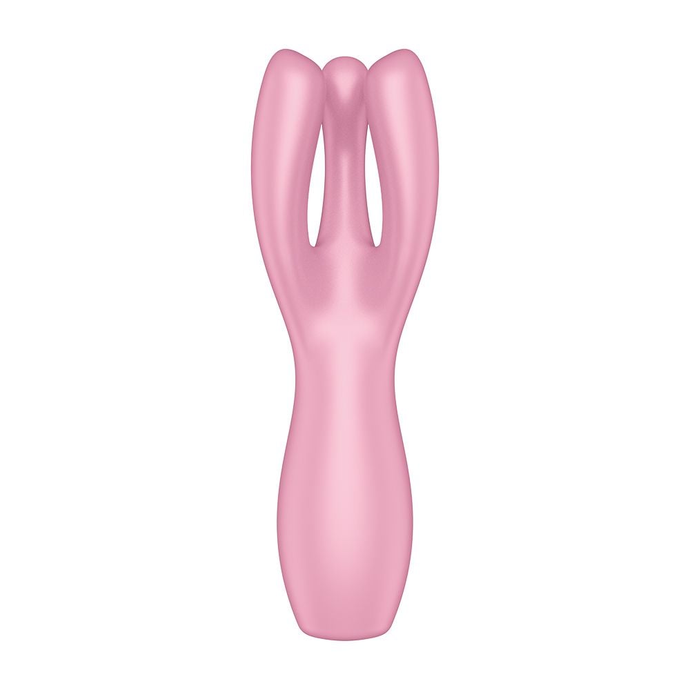 Satisfyer Threesome 3 na cor rosa - Vibrador e estimulador de clitoris - Imagem 10
