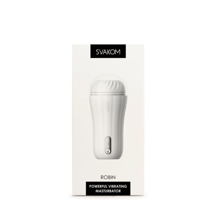 Robin masturbador lanterna com 5 modos de vibração e visor de led - Svakom - Imagem 6