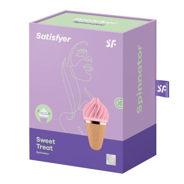 Estimulador clitoriano com 5 modos de vibração - Satisfyer sweet treat lay-on - Imagem 8