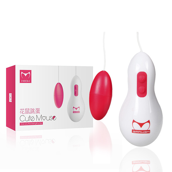 Vibrador bullet com 12 vibrações de controle remoto com fio - Meow cute mouse - Imagem 2