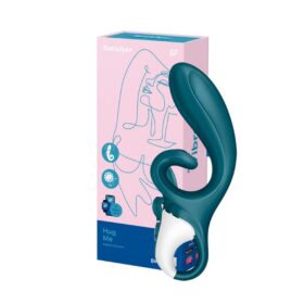 Satisfyer Hug Me Verde - Vibrador de ponto G e estimulador clitoriano com APP