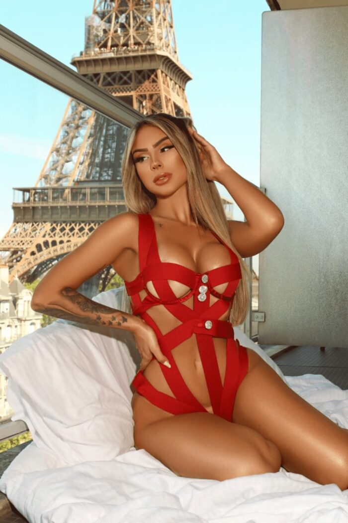 Body feminino diamond vermelho - Segredo lacrado - Imagem 3