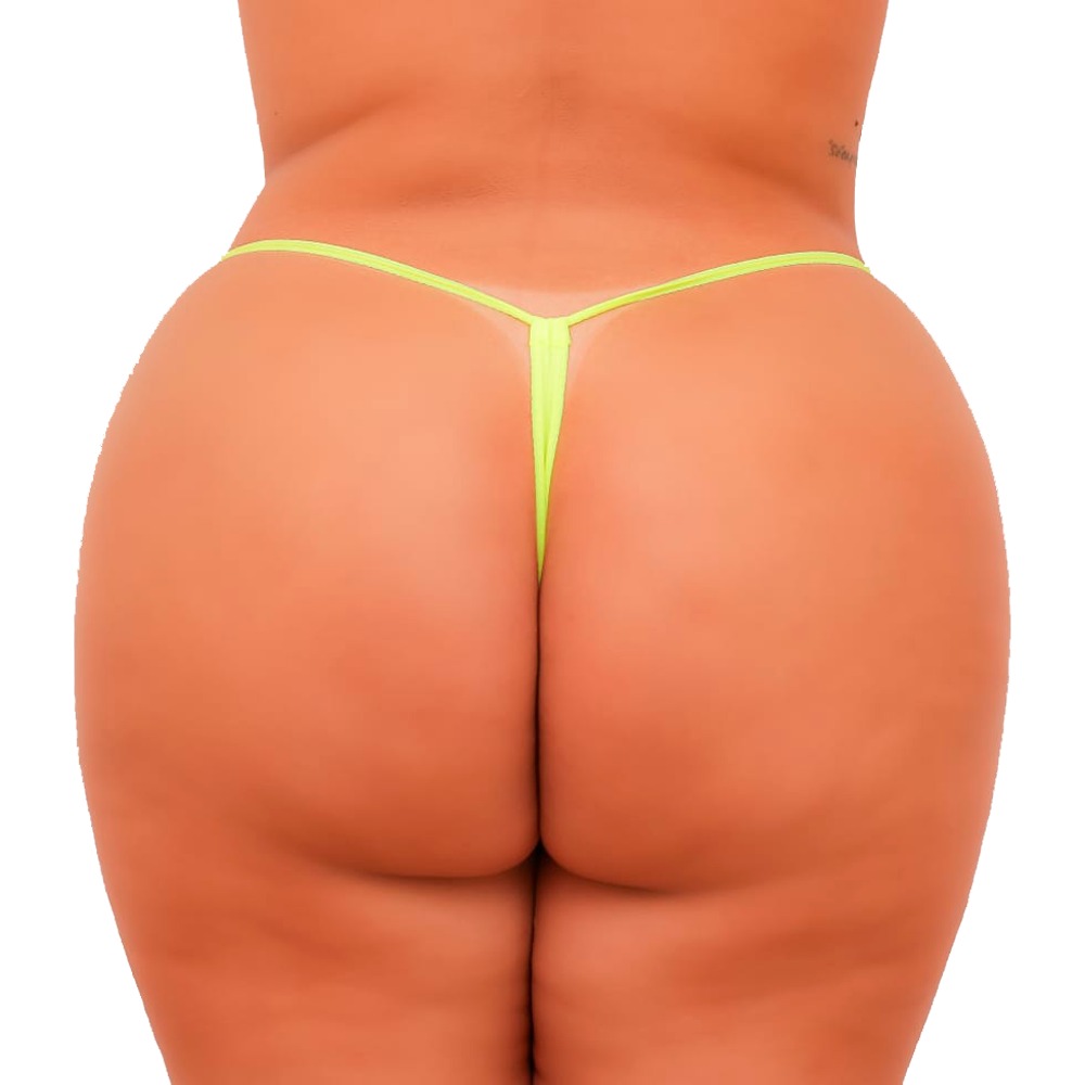 Calcinha Plus size Sexy Secretária Rosa Neon - Imagem 2