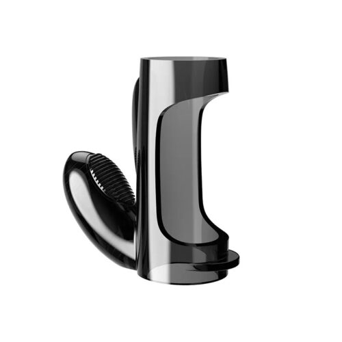 Alternative view of Capa peniana com estimulador clitoriano Vibrating Ring