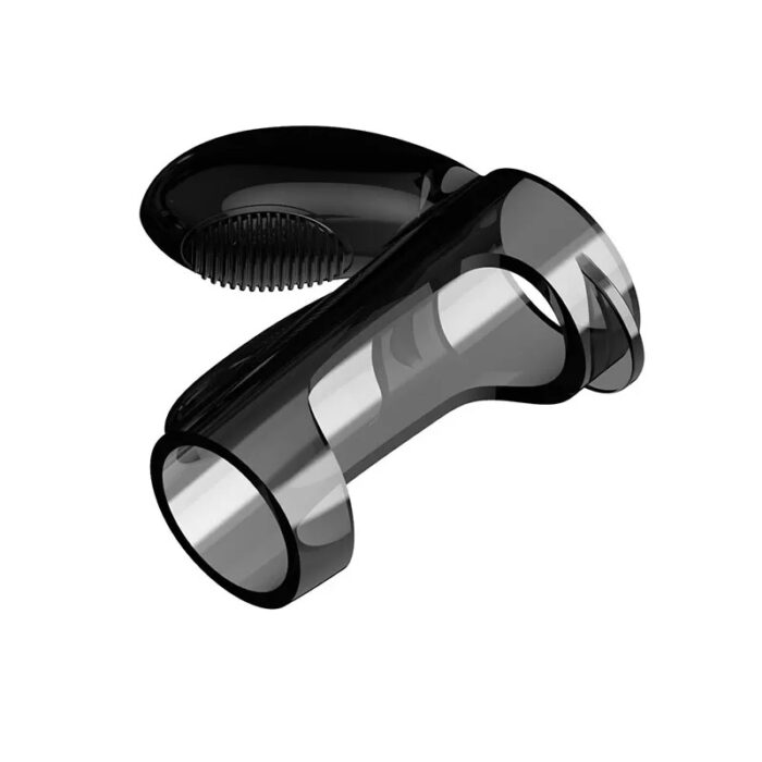 Capa peniana com estimulador clitoriano Vibrating Ring - Imagem 4