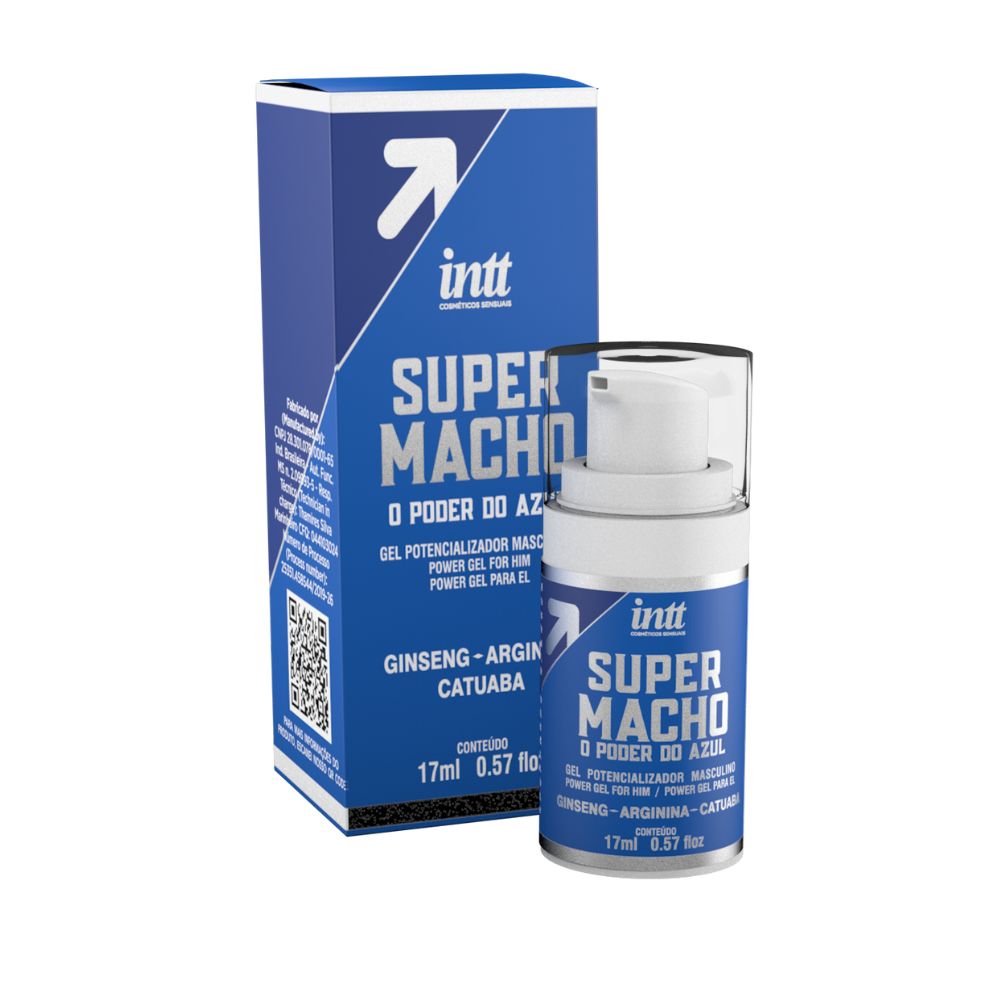 Kit super macho com 1 super macho com 30 cápsulas e 1 super macho gel 17 ml intt - Imagem 4