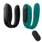 Vibrador de casal com controle remoto recarregável Baud